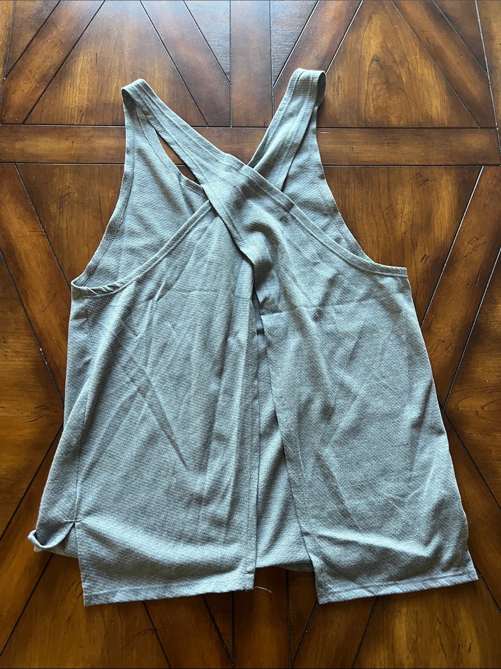 Nike Gray Scoop open Back Tank Top - Picture 6 of 8
